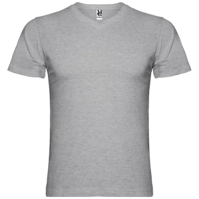 T-shirt de 155 g/m² Samoyedo à col en V et manches courtes pour homme