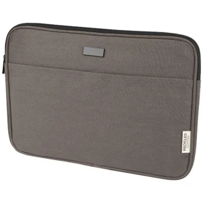 Housse pour ordinateur portable Joey de 2 L en toile recyclée GRS 14 pouces