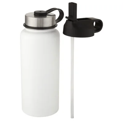 Bouteille de sport isotherme Supra 1 l avec couche de cuivre et 2 couvercles
