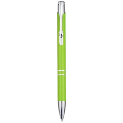 Stylo bille en aluminium recyclé Moneta (encre noire)