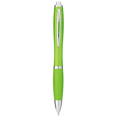 Stylo bille avec corps et grip colorés Nash (encre bleue)