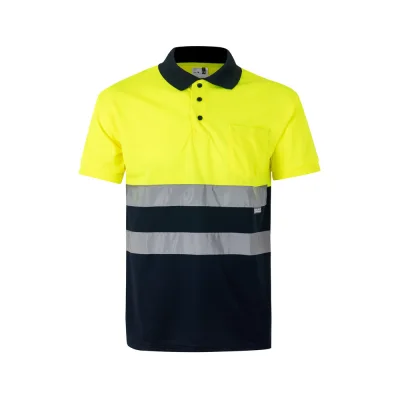 VL Cupid – Polo piqué bicolore (160g/m²) à manches courtes, en polyester (100%)