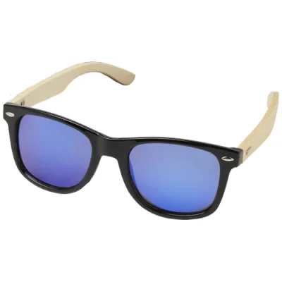 Lunettes de soleil polarisées miroir Taiyō en rPET/bambou dans coffret cadeau