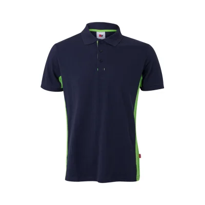 VL Supay – Polo piqué bicolore (180g/m²), manches courtes, en coton (60%) et polyester (40%)