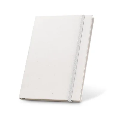 Milky – Bloc-notes A5 avec couverture rigide en papier 100 % recyclé