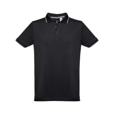 THC Rome – Polo bicolore en coton pour hommes
