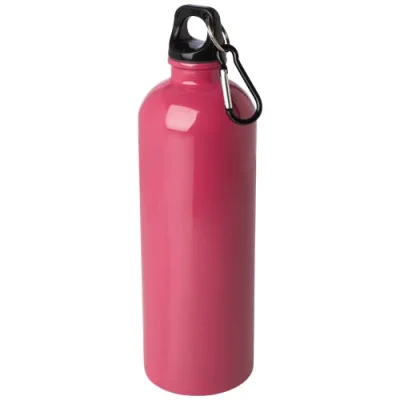 Bouteille d'eau Oregon de 750 ml simple paroi en acier recyclé certifié RCS avec mousqueton