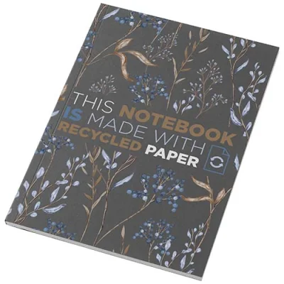 Cahier Novella Austen Colours recyclé A5 à couverture souple de 50 feuilles