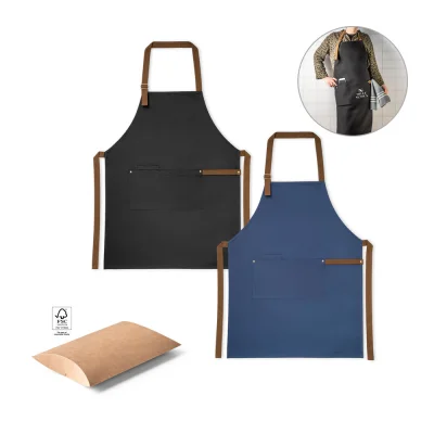 Vesper – Tablier en toile 100% coton (300 g/m²) avec détails en métal