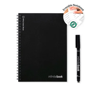 Infinitebook Lined A5 – Infinitebook avec couverture souple et 15 pages lignées