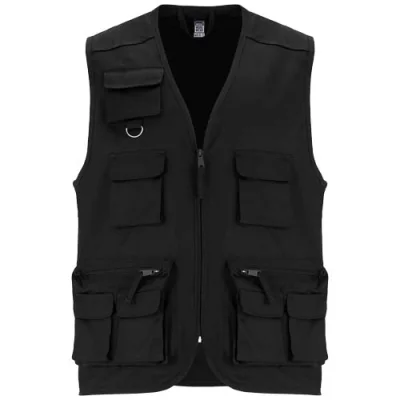 Gilet de travail multi-poches à col en V Venera de 200 g/m2