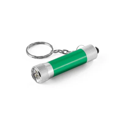 Lergan – Porte-clés en aluminium avec lampe de poche 3 LED