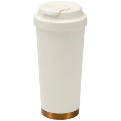 Gobelet isotherme à double paroi en acier inoxydable recyclé RCS Hampton, 480 ml