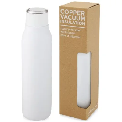 Bouteille isotherme Marka 600 ml avec couche de cuivre et avec boucle métallique