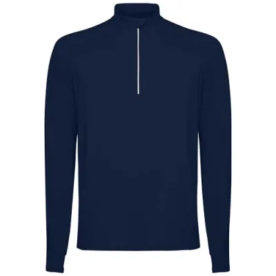 Sweatshirt de 200 g/m² Estambul à manches longues et col demi-zip pour homme