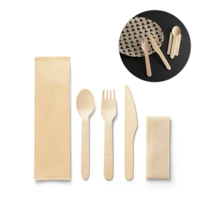 Suya – Ensemble de couverts en bois