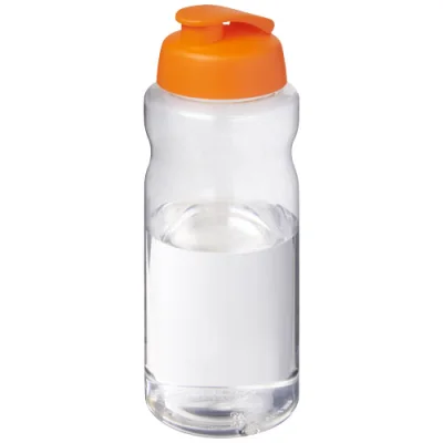 Bouteille de sport H2O Active® Base Pure de 1 L à couvercle rabattable
