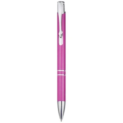 Stylo bille en aluminium recyclé Moneta (encre noire)