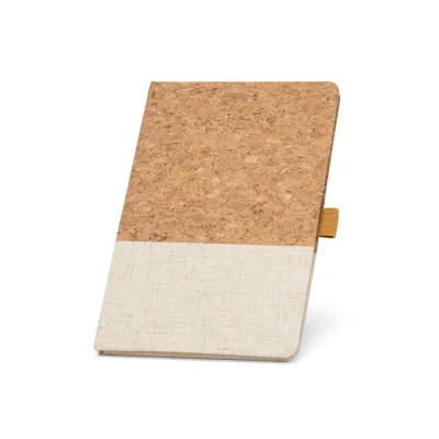 Klee – Bloc-notes A5 en liège et lin avec pages lignées