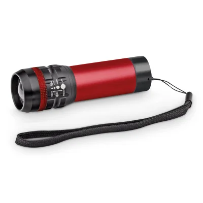 Zoomin – Lampe de poche en aluminium avec fonction zoom avec 3 modes d'éclairage