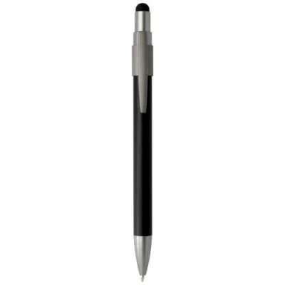 Stylo bille recyclé RCS avec stylet et toupie antistress (encre bleue) Rill