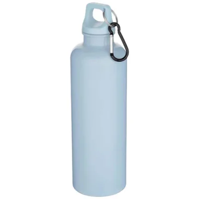 Bouteille d’eau Oregon de 750 ml en plastique recyclé uni certifié RCS avec mousqueton