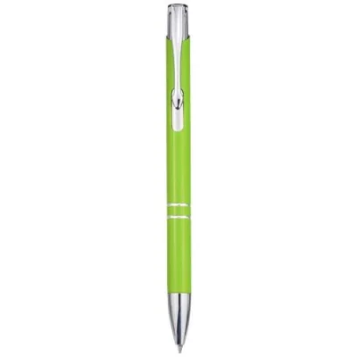 Stylo bille en aluminium recyclé Moneta (encre bleue)