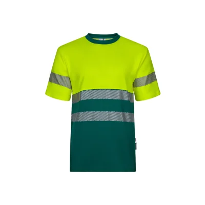 VL Bastet – T-shirt piqué bicolore (150g/m²), en coton (55%) et polyester (45%)