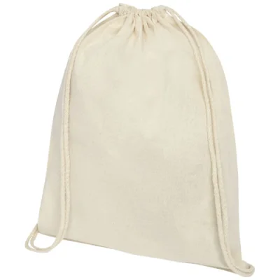 Sac à dos Oregon en coton de 140 g/m² avec cordon de serrage 5L