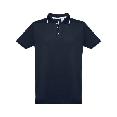 THC Rome – Polo bicolore en coton pour hommes