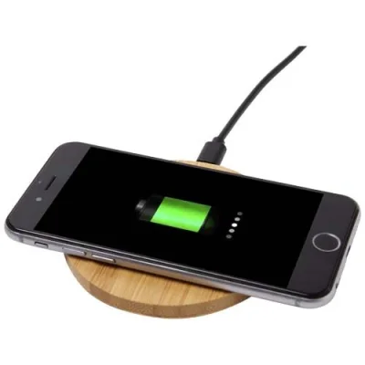Tapis de charge sans fil en bambou Essence de 15 W