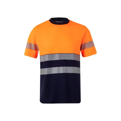 VL Bastet – T-shirt piqué bicolore (150g/m²), en coton (55%) et polyester (45%)