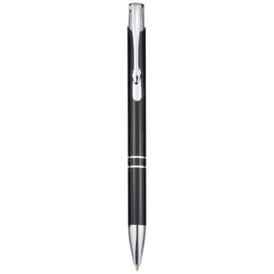 Stylo bille rétractable en aluminium Moneta (encre bleue)