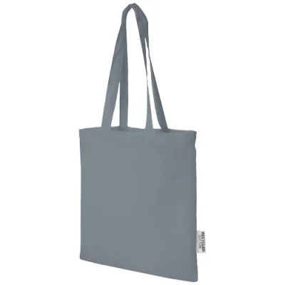 Sac shopping Madras en coton certifié GRS de 140 g/m2 de 7 L