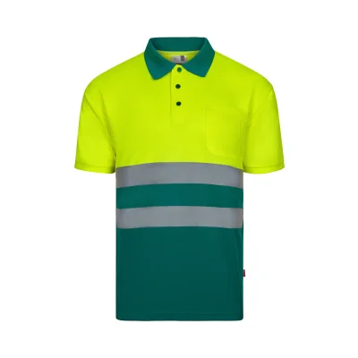 VL Fortuna – Polo Bird-eye (140g/m²) à manches courtes, en polyester (100%)