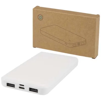Batterie de secours Intan de 10 000 mAh et 10 W en plastique recyclé