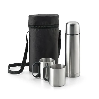 Durant – Ensemble thermos et mug en acier inoxydable