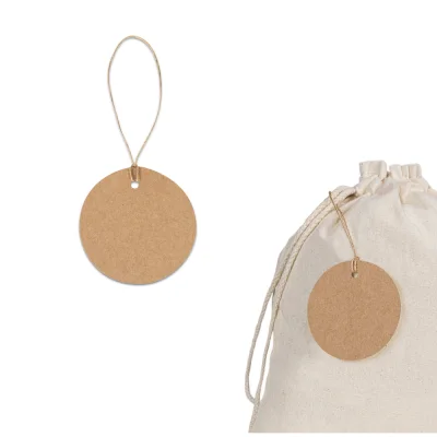 Label Round – Étiquette circulaire fabriquée à partir de papier 100% recyclé (700 g/m²)