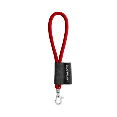 SET Lanyard TUBE Short (Ø 7 mm) avec mousqueton à doigt de 9 mm