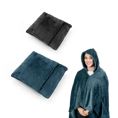 Snuggy – Ensemble 3 en 1 en tissu polaire (220 g/m²) idéal pour les voyages