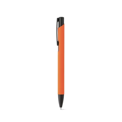 Poppins – Stylo en aluminium avec finition en caoutchouc