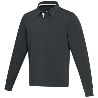 Sweatshirt de rugbyen coton organique Clyde unisexe