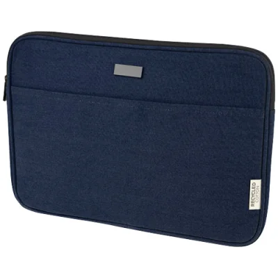 Housse pour ordinateur portable Joey de 2 L en toile recyclée GRS 14 pouces