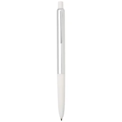 Stylo à bille Soffit en aluminium recyclé, à mécanisme à clic et anodisé (encre bleue)