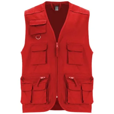 Gilet de travail multi-poches à col en V Venera de 200 g/m2