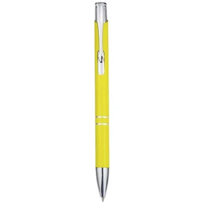 Stylo bille rétractable en aluminium Moneta (encre bleue)