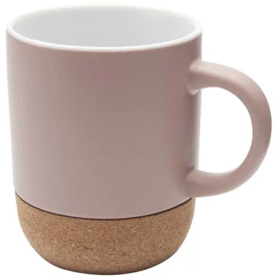 Mug Billie en céramique de 300 ml avec détails en liège et finition matte