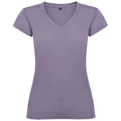 T-shirt de 155 g/m² Victoria à col en V et manches courtes pour femme