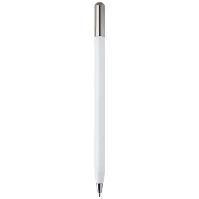Stylo à bille à mécanisme rotatif SMART en aluminium recyclé (encre noire)