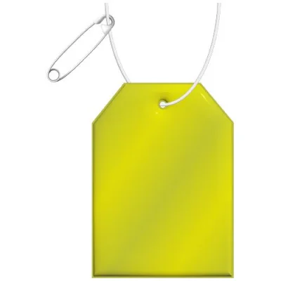 Attache réfléchissante en PVC en forme d'étiquette H-12 RFX™